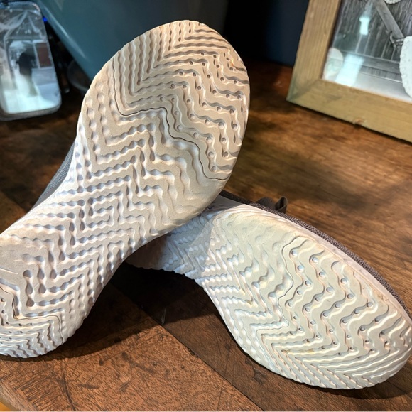 Nike Gray Flyknit Sneakers with React Foam - Picture 3 of 4